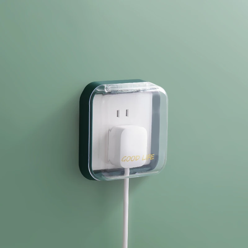 غطاء مفتاح عالمي مع غطاء شفاف مقاوم للغبار ومقاوم للماء للمطبخ والحمام آمن لحماية عائلتك ذاتية اللصق في المنزل