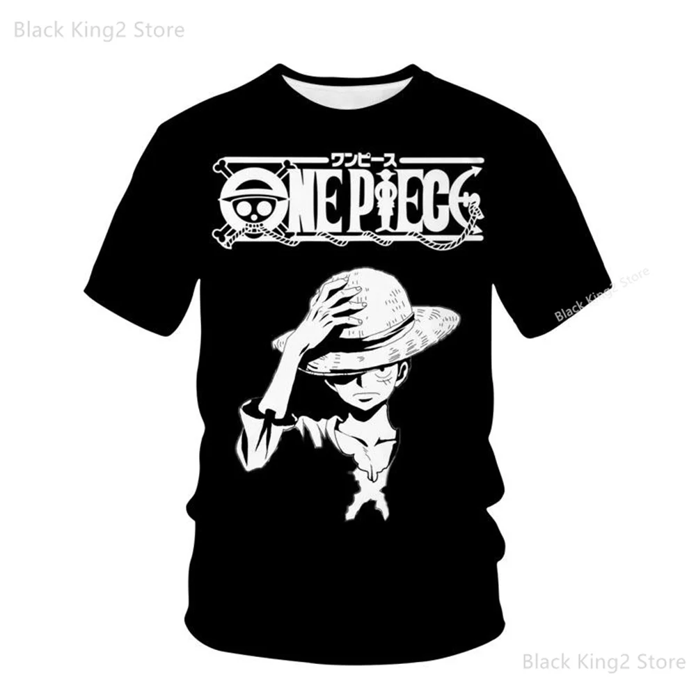 

Monkey D. Luffy Printed T-Shirt Men Women ONE PIECE Anime Graphic Short Sleeve T Shirt Summer Harajuku Men's Tops Y2K Clothing