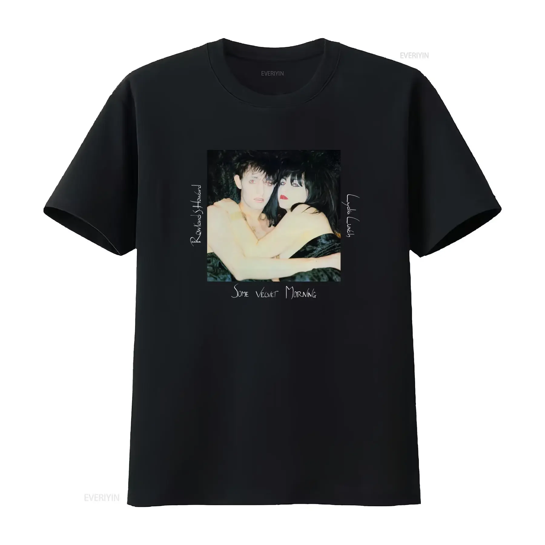 Some Velvet Morning Lydia Lunch Rowland S Howard Print T Shirt Retro Punk Style for Fashion Lovers vintage Washed Stretched