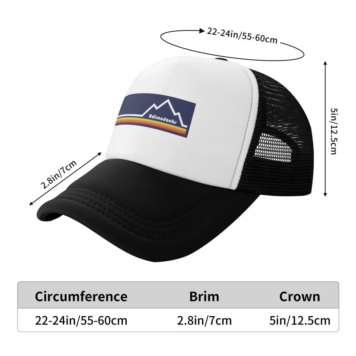 Adirondacks, New York Baseball Cap Uv Protection Solar Hat Golf Hat Man fashionable Golf Women Men's