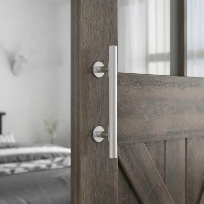 

Совершенно новые 1 шт., тяжелые ручки для раздвижных дверей из нержавеющей стали 304, деревянные ручки для дверей сарая, заподлицо для раздвижных деревянных дверных ручек