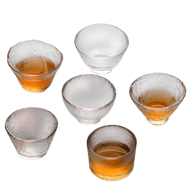 Gold Painted Small Tea Coffee Sake Glass Cups Mini Cup Factory Wholesale Heat Resistant Shot Glasses 1 Piece