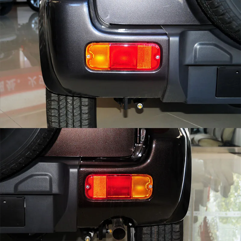 Amortecedor traseiro do carro Luz de Freio sem Lâmpada, Cauda Turn Signal Lâmpada Refletora, Apto para Suzuki Jimny 2006-2012 2013 2014 2015 2016