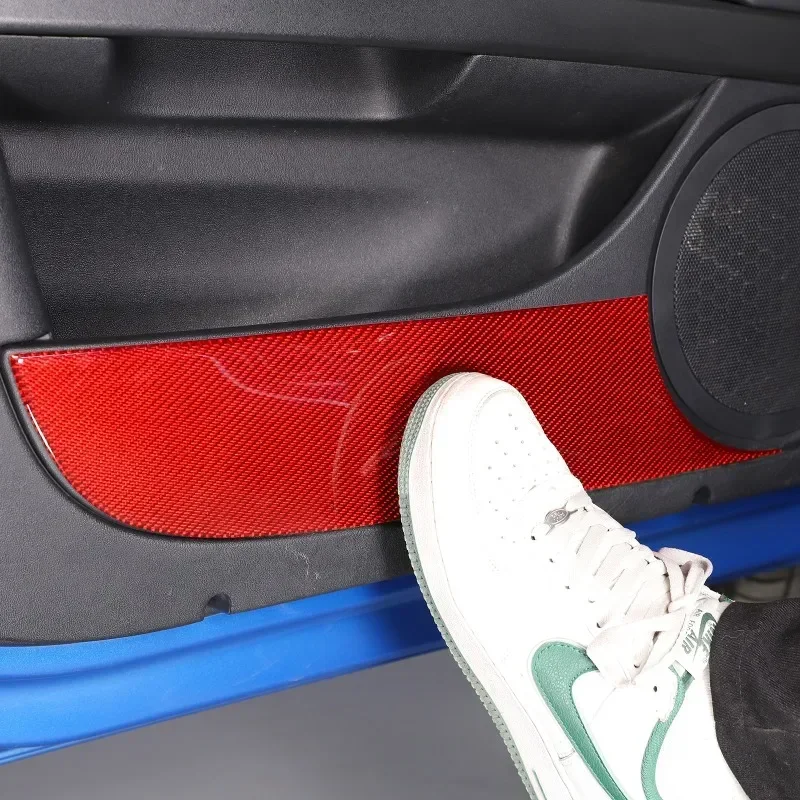 

Carbon Fiber Car Front Rear Door Anti-kick Panel Cover Trim Stickers Car Accessories For Seat Leon MK2 2008 2009 2010 2011 2012