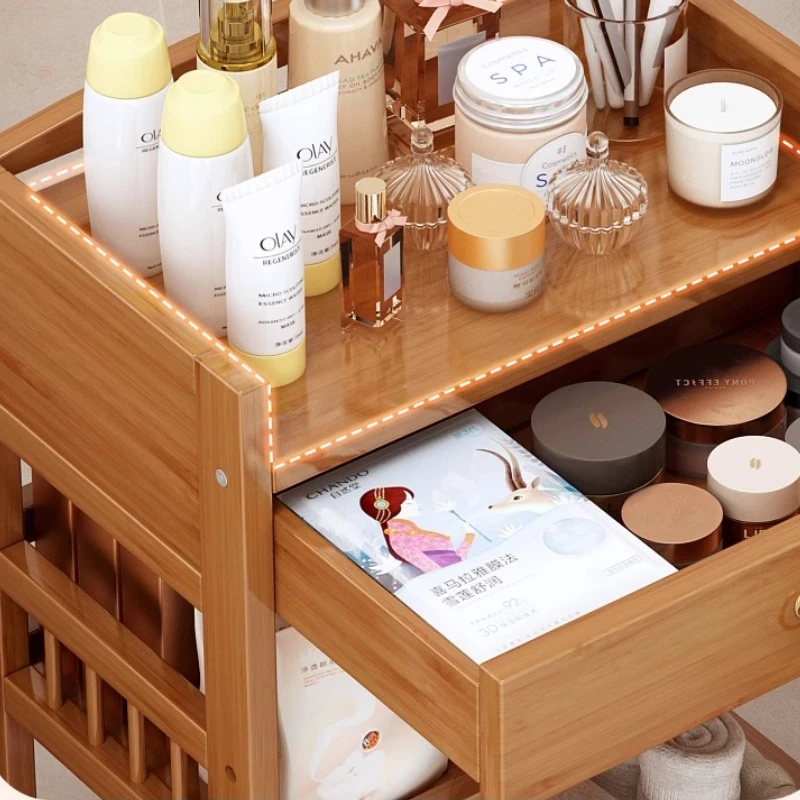 معدات الحلاق لاش صالون عربة ماكياج باديكير أدراج Nanzhu صالون عربة عربة العمل أثاث الوشم Carrito سبا Lstc