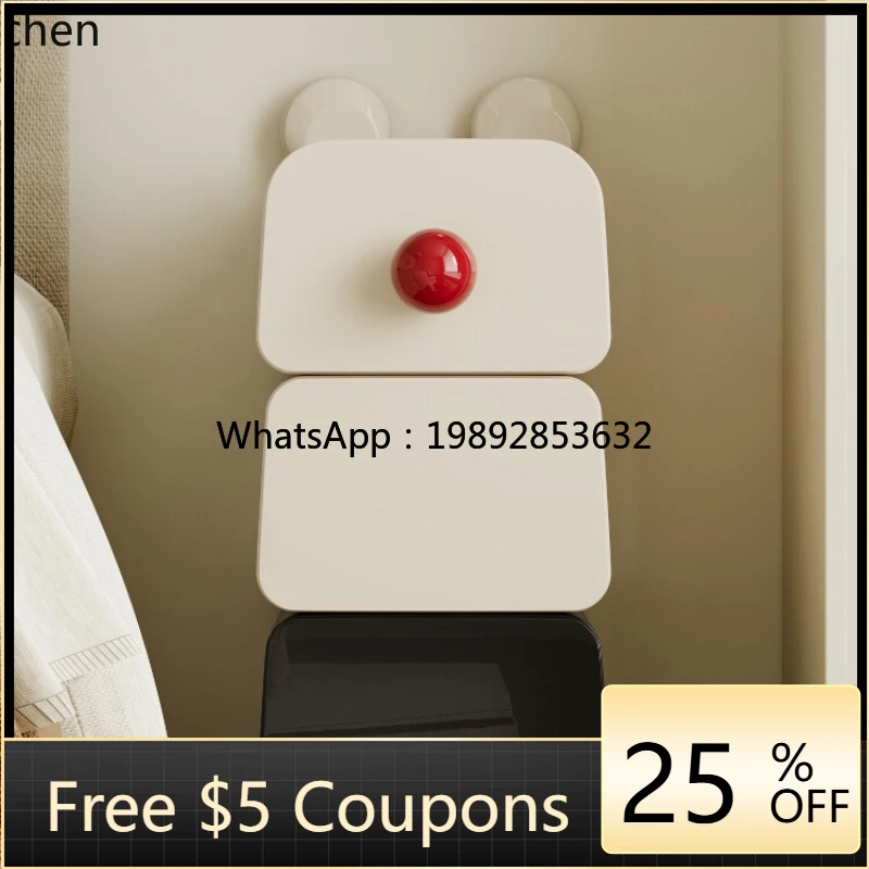 A1 ultra-narrow bedside tle crevice storage storage cinet cartoon dopamine home decoration accessories