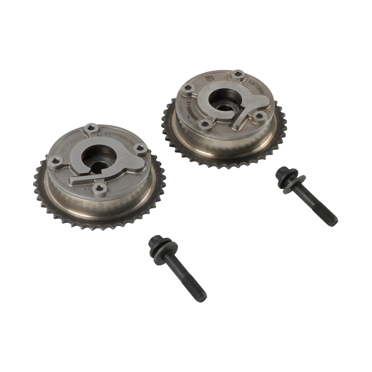 

2pcs Intake Exhaust Camshaft Phaser VVT Gear With Bolts For Mini Cooper 1.6L L4 07-16 11367545862 11367536085 Car Engine Parts