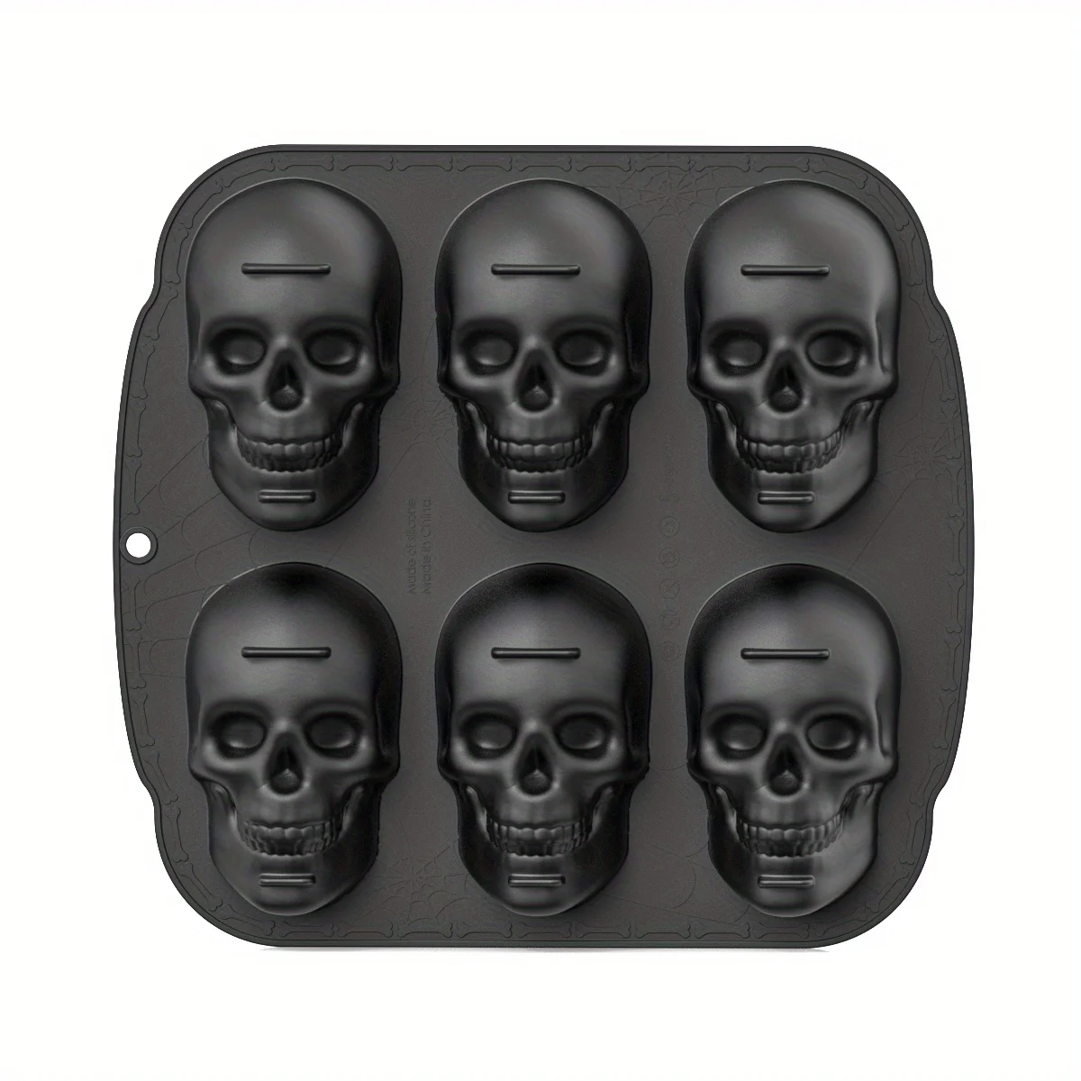 Skull Mold 3D Silicone Mold Candy Mold Chocolate Mold Ice Cube Tray  for DIY Cake Decorating Tool Baking Tools Accessories