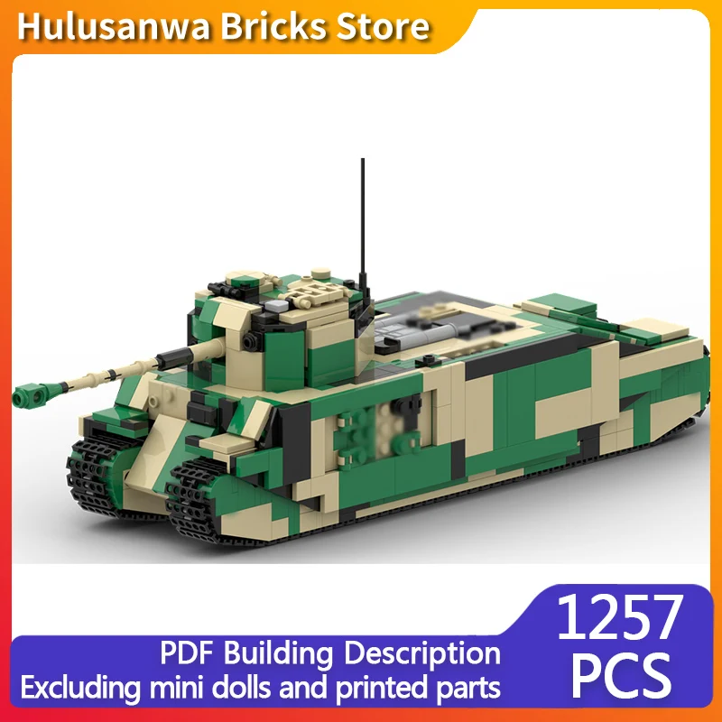 

TOG-2 WW2 военные танки модель MOC строительные кирпичи военное оборудование модульные технологии подарки праздник сборка детские игрушки костюм