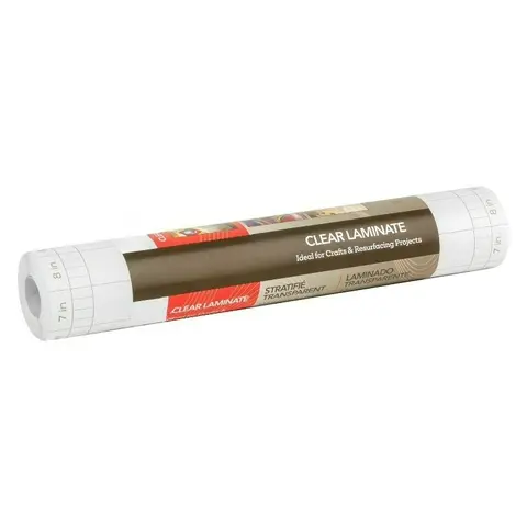 Adhesive Laminate Liner, Clear, 12 in. x 36 ft. Roll
