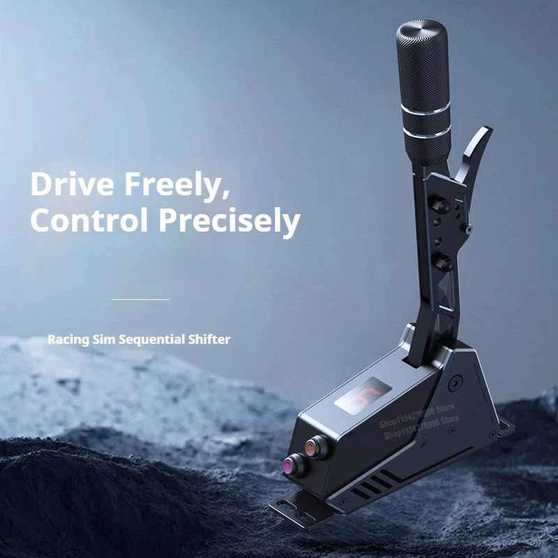 PXN SMG Sequential Shifter Racing Simulator Game Steering Wheel PC USB for MOZA SIMAGIC FANATEC Thrustmaster Logitech