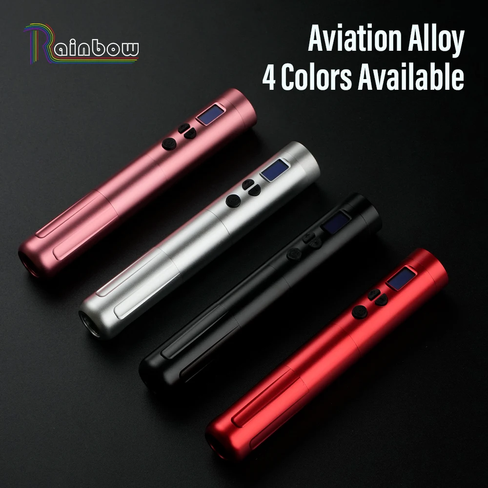 

Профессиональная беспроводная тату-машинка с 2 аккумуляторами для татуировок, высокоскоростной мотор без сердечника, ручка с аккумулятором для перманентного макияжа