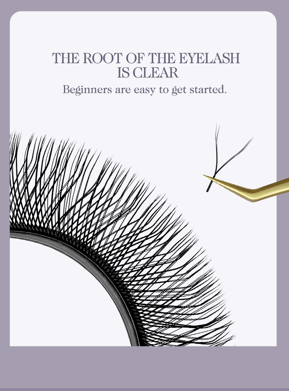 Sakurahana YY Wimpernverlängerung Premium PBT Doppelschicht YY Wimpern Ultraweiche Featherlight Falsche Nerzwimpern – Detail 7
