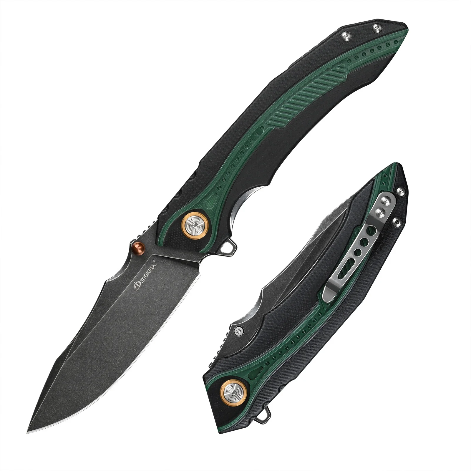 

SDOKEDC Knives VG10 Steel Ball Bearing Folding Knife for Men G10 Handle EDC Tactical Pocket Knife for Outdoor Survival Hunting