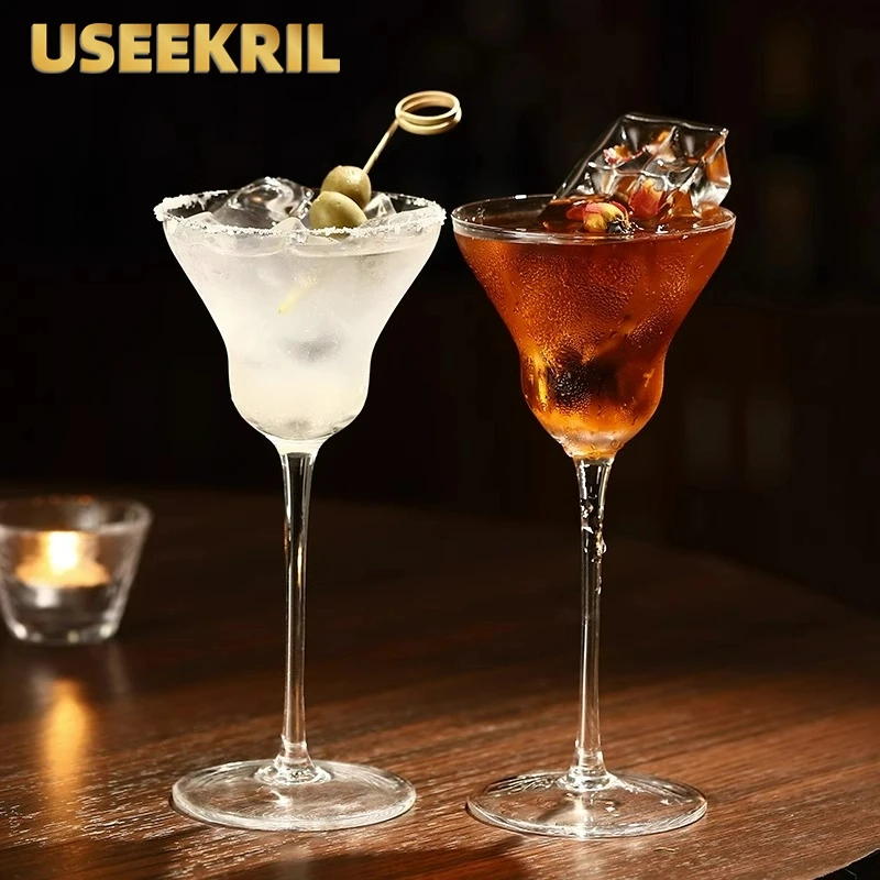 

Бокалы Для Маргариты в японском стиле, креативные стеклянные бокалы для мартини, ирландский бокал, Простые Стеклянные Бокалы в искусственном стиле, посуда для напитков, аксессуары для бара