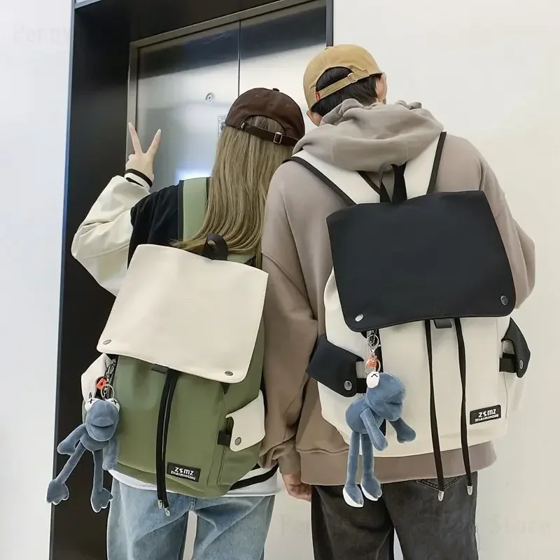 Female High School Student Schoolbag Men'S Outdoor Travel Bag Set Type Business Computer Bag Color Matching Casual Bag