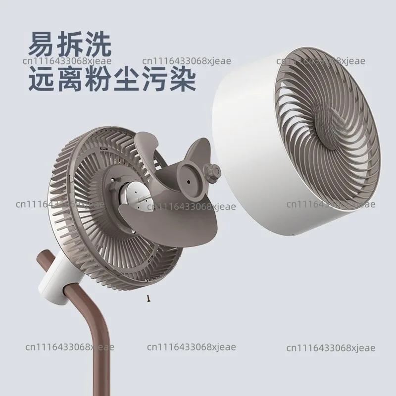360 Degree Shaking Head White Timing Mechanical Energy Saving Low Noise Floor Fan