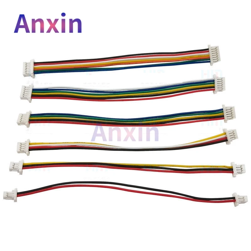 5 шт. 10/15/20 см кабель с одинарным/двойным разъемом MX MX1.25 2P 3P 4P 5P 6P 7P 8P 9P 10P разъем с шагом 1,25 мм