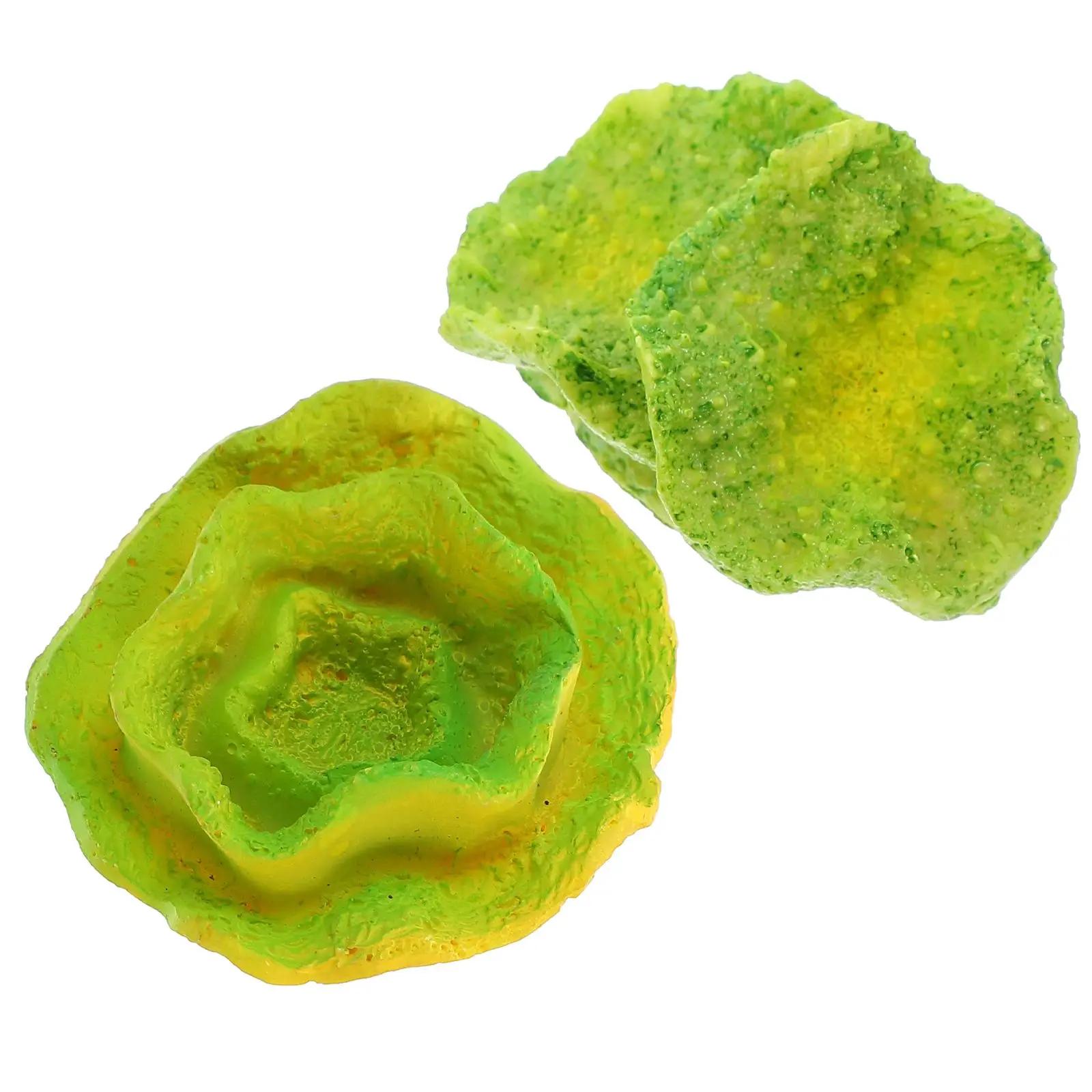 

2 Pcs Fish Tank Landscaping Shrimp Shelter Artificial Coral Decor Resin Ornament Environmental Aquarium Decoration Hideout for