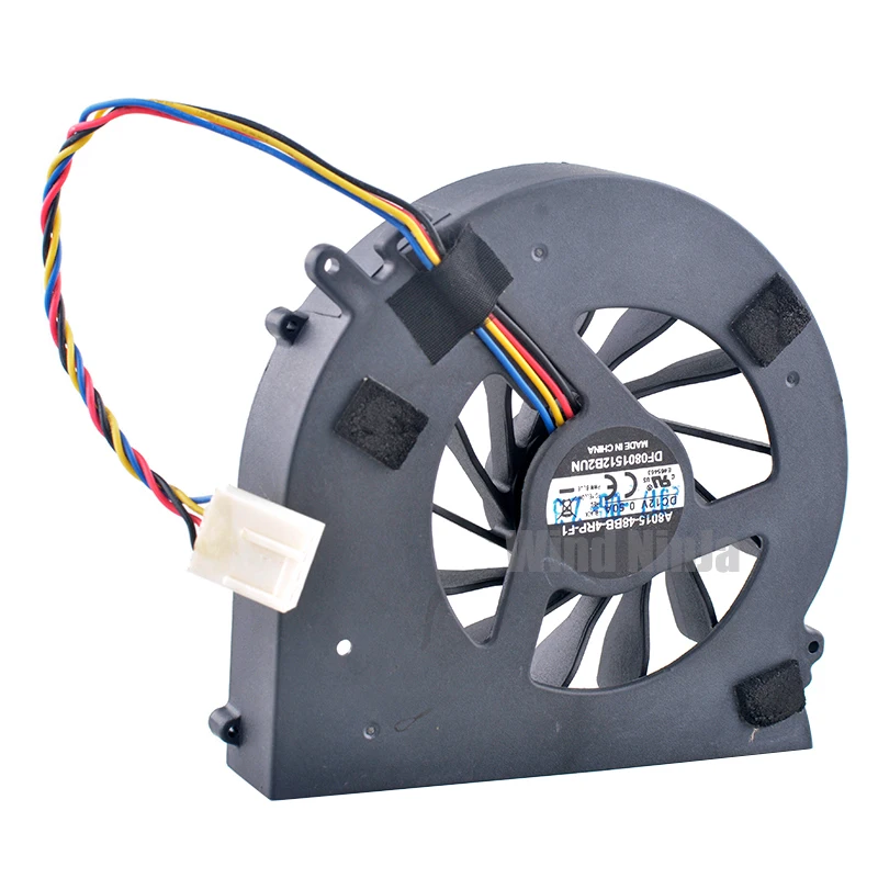 DF0801512B2UN Dual Ball Bearing Cooling Fan DC12V 0.50A 4pin All-In-One Computer CPU Heat Sink Fan A8015-48BB-4RP-F1