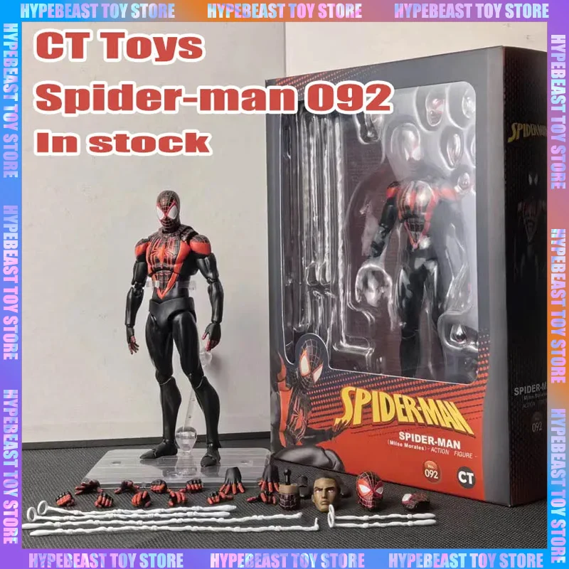 

В наличии Ct Toys Человек-паук 092, фигурка Shf, фигурка Майлза Моралеса, модель из ПВХ, статуя, коллекционный орнамент, игрушка, подарки