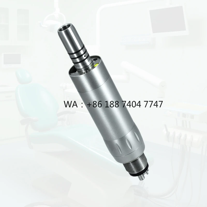 Low Speed Handpiece LED Generator E Type Air Motor Internal Water Spray For Dental Polishing