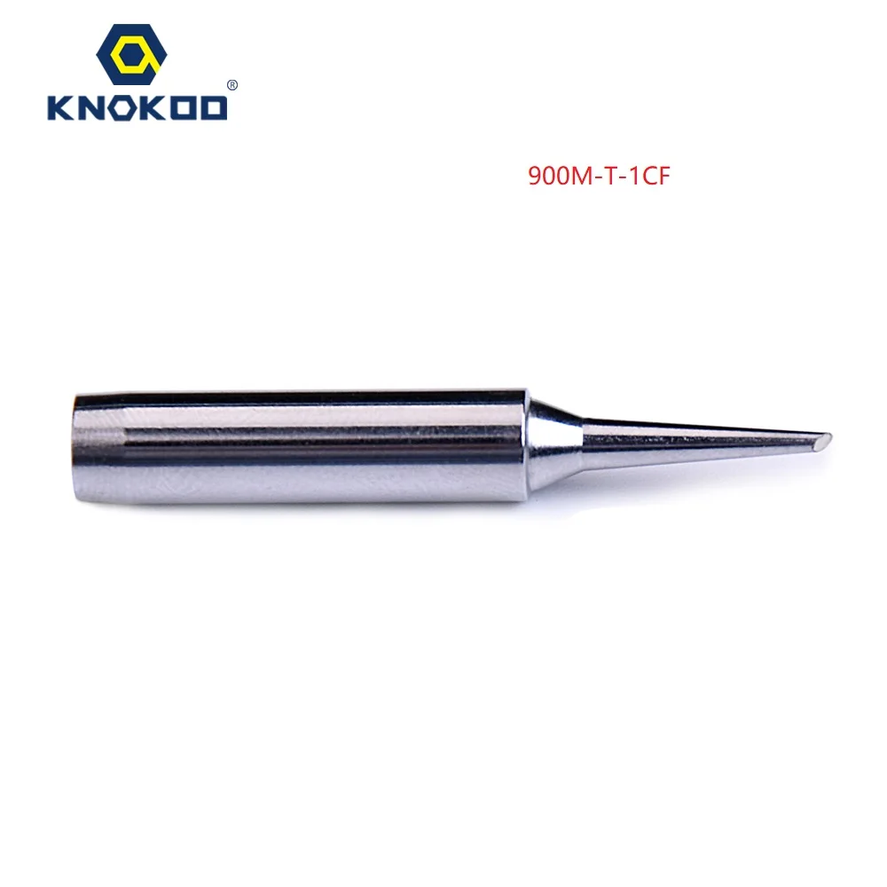 KNOKOO Wholesale High Quality 900M Solder Iron Tip 900M-T-1.5CF 1CF 2CF 3CF 4CF Lead-free For Soldering Rework Station