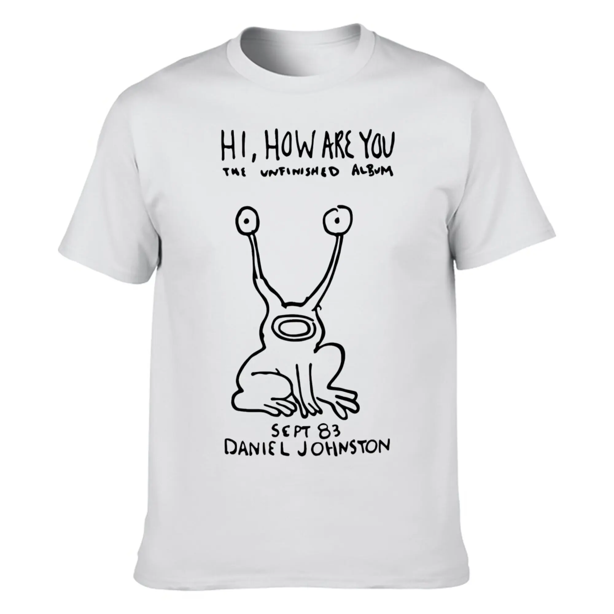 Vintage Daniel Hi How Are You Johnston T Shir  Design for Men Loose Fit Short Sleeve Shirt