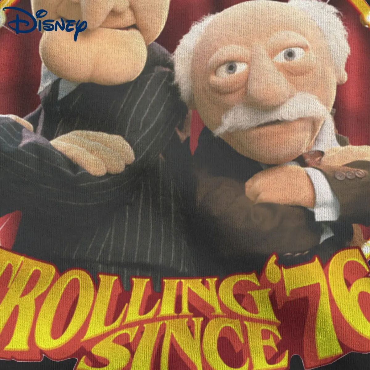 T-Shirts Trolling 76 Since Statler And Waldorf Muppet Show T Shirts for Men Cotton Tee Shirt Short Sleeve Clothes Party