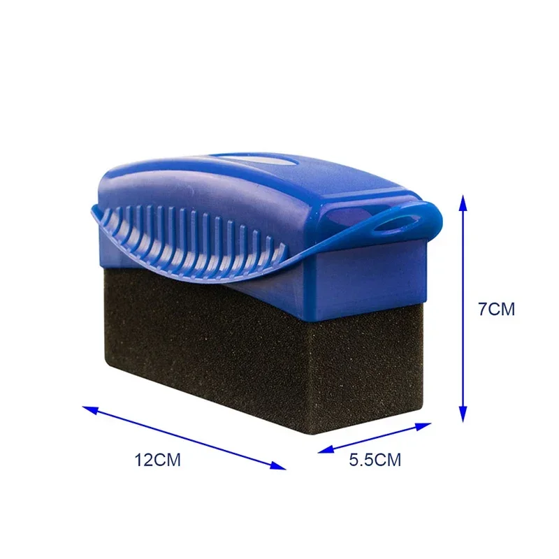 KMIND Car Wheel Polishing Waxing Sponge Brush With Cover ABS Tire Clean Contour Dressing Applicator Pads for Car Accessories