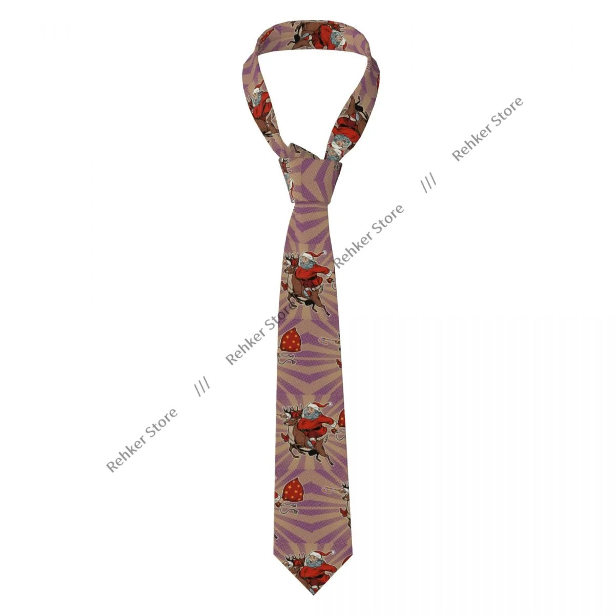 

Санта-Клаус ездить на оленем галстук галстук аксессуары для одежды