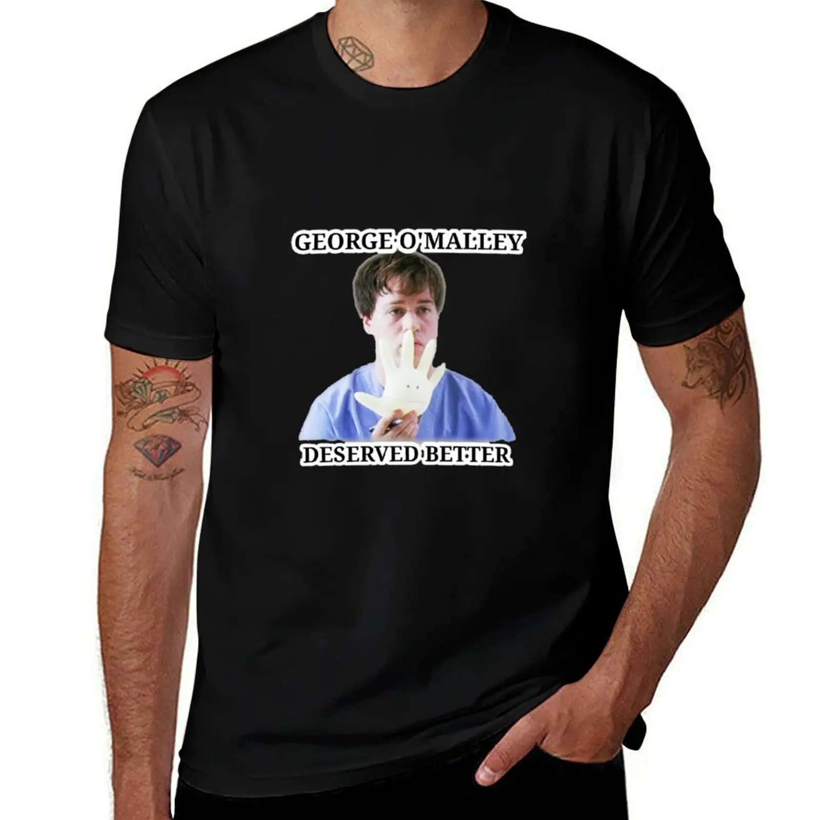 

George OMalley Deserved Better T-Shirt anime t shirts plain Aesthetic clothing new edition cotton t shirt men