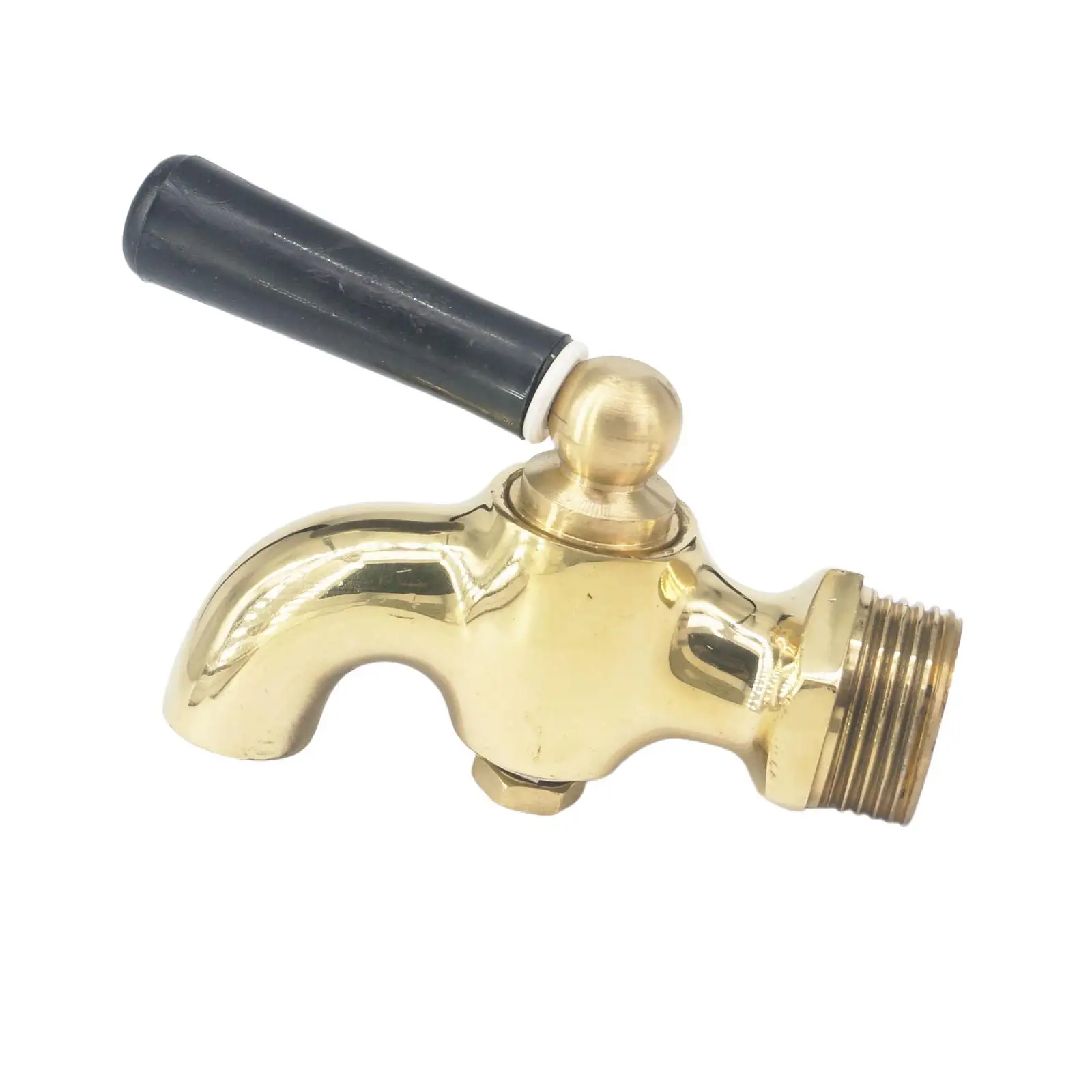 3/4 "bsp männliche Verbindung kleiner Typ Warmwasser hahn antiker Messing griff Wasserhahn Hahn für Tee-Ofen Wasserkessel Sanitär – Detail 1