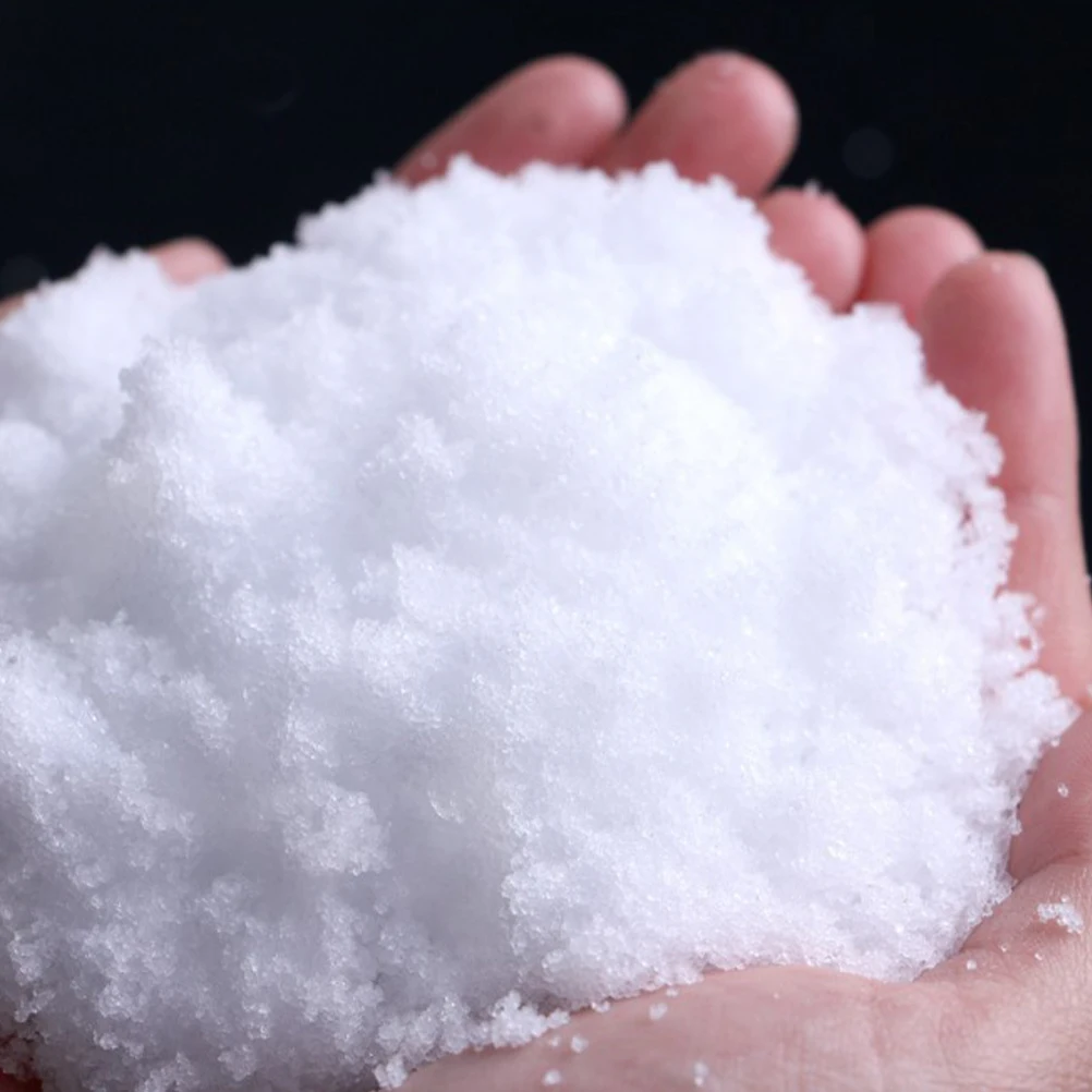 

500G Artificial Fake Snow Decorations For Christmas Holiday Xmas Tree Village Crafts White Party Decorations Lightweight Snow