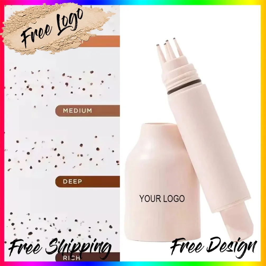 Private Label Custom Natural Press Sommersprossenstift, wasserdichter Concealer, Spot-Make-up-Werkzeug, langlebiger, wasserfester Gesichts-Punkt-Spot-Stift