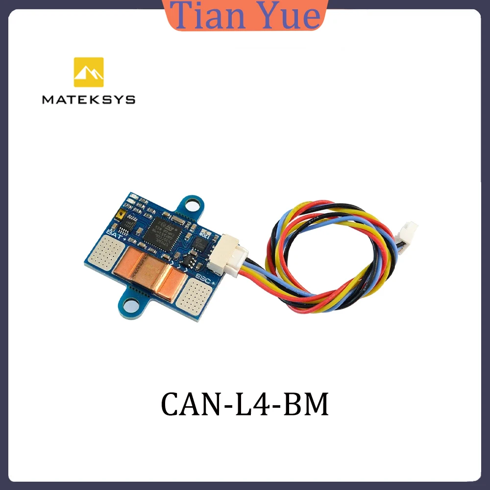 

MATEK CAN-L4-BM AP_PERIPH Digital Power Monitor DroneCAN Protocol for RC Airplanes Multirotors H743 Slim V3 DIY Parts