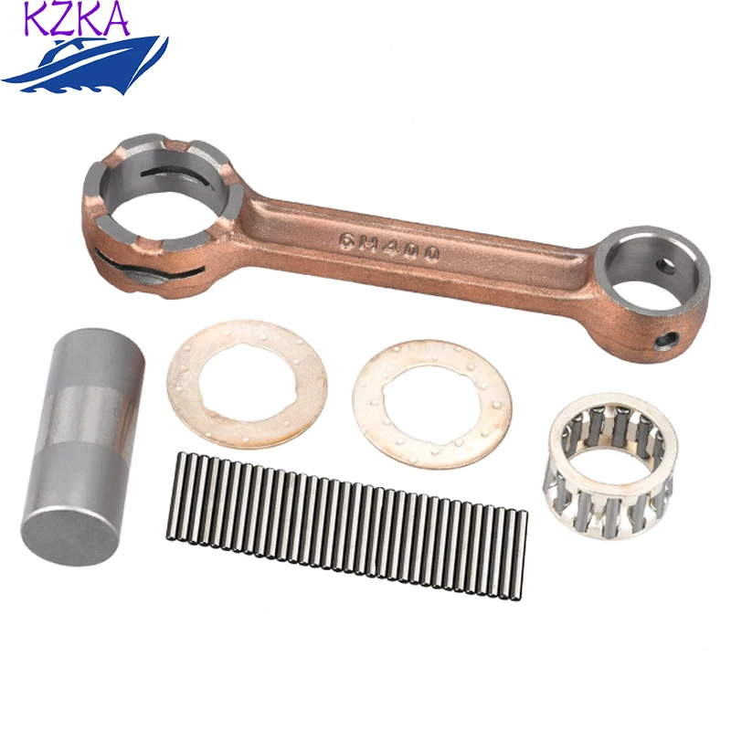 6H4-11650 Connecting Rod Kit For Yamaha 2 stroke 40HP 50HP Outboard Engine 6H4-11650 6H4-11651-00 6H4-11651 Replaces Parts