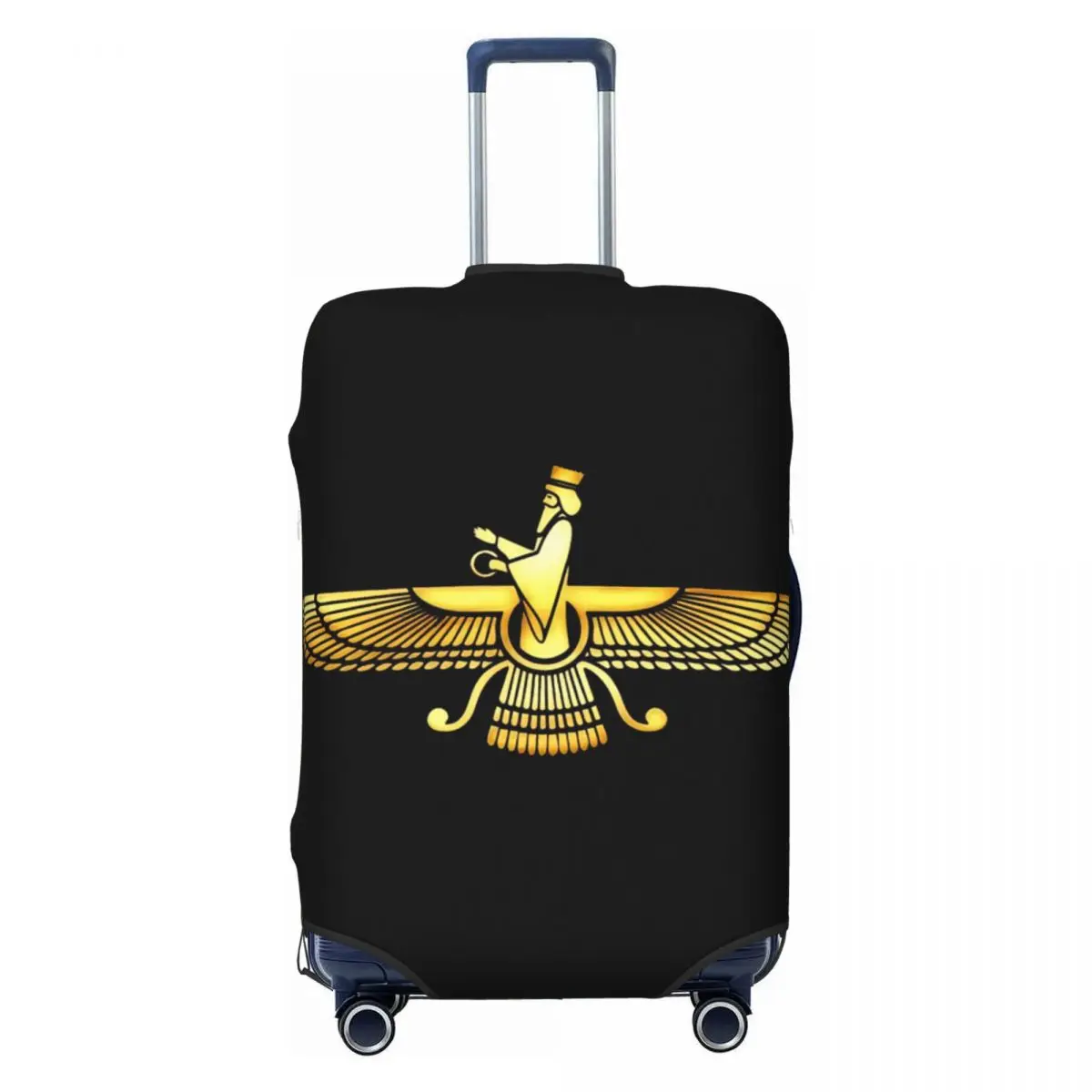 

Чехол для чемодана с духовным символом Фаравахар (Фарохар) Ирана, практичный аксессуар для багажа, защита для деловых поездок