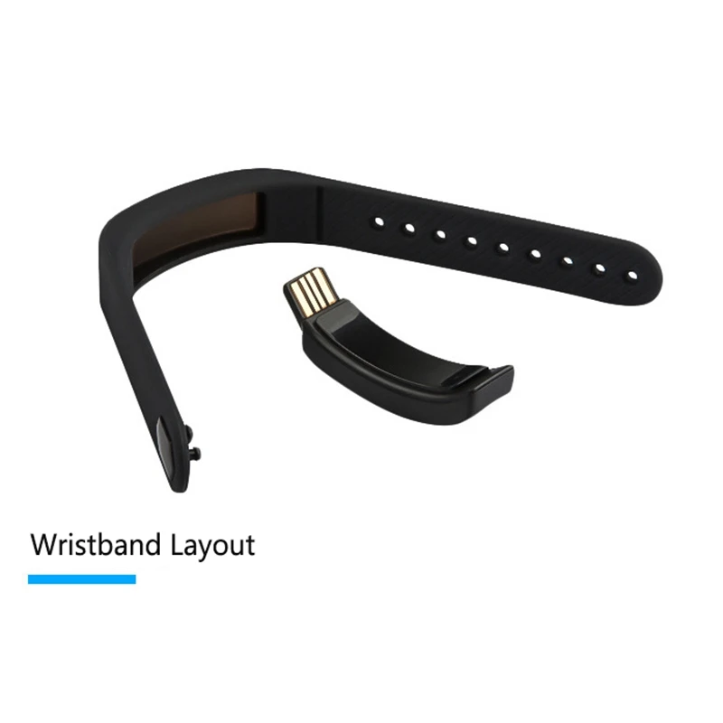 Lenovo Smart Bracelet LED Digital Waterproof Smart Band Running Pedometer Health Monitor Sleep Tracking Vibration Alarm Reminder