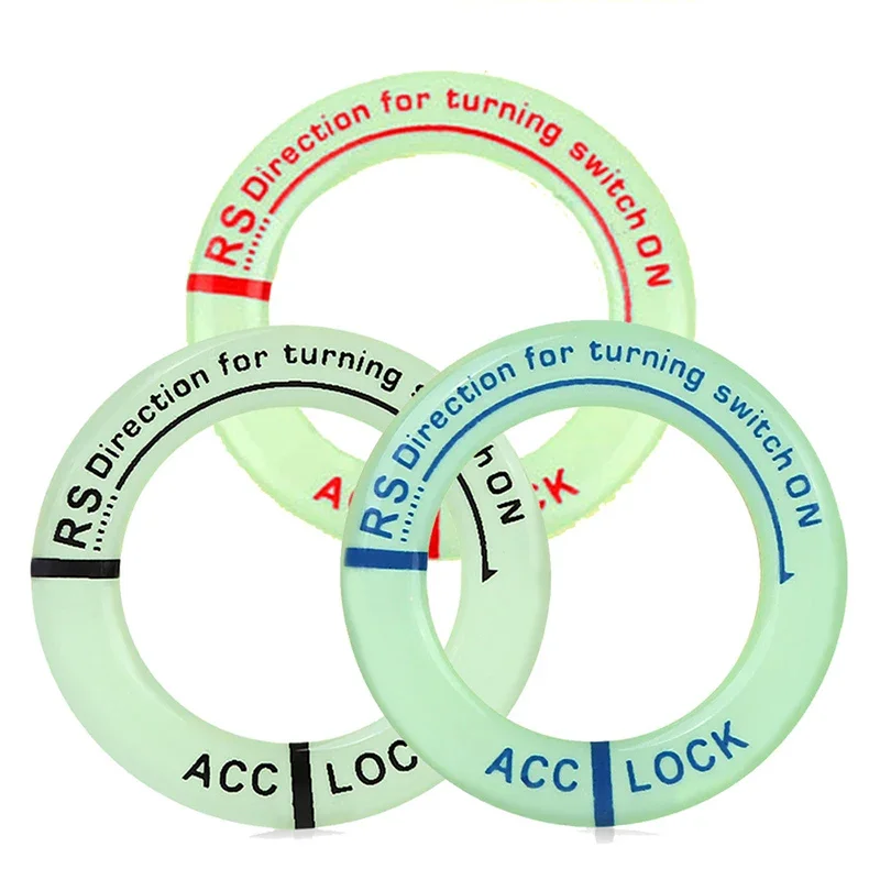 مفتاح اشتعال السيارة ملصق مضيء ، حلقة رئيسية ، واقي من الشمس ، غطاء توهج ، تلقائي ، دراجة نارية ، ملحقات ، ملصق #6