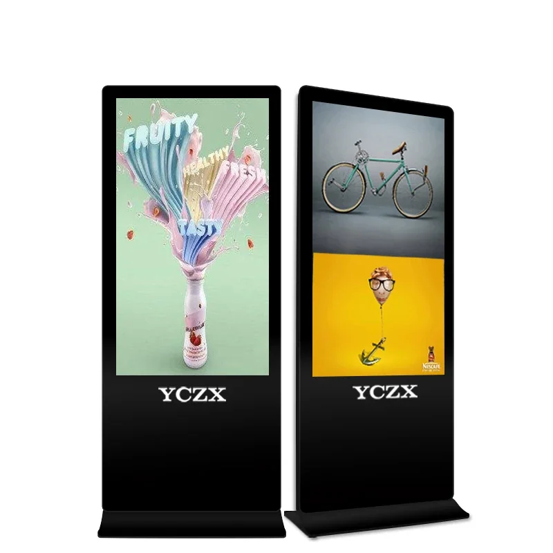 

43 "65" UHD Крытый мультисенсорный рекламный ЖК-дисплей со светодиодной подсветкой Сенсорный экран Киоск Цена Напольный рекламный дисплей Открытый