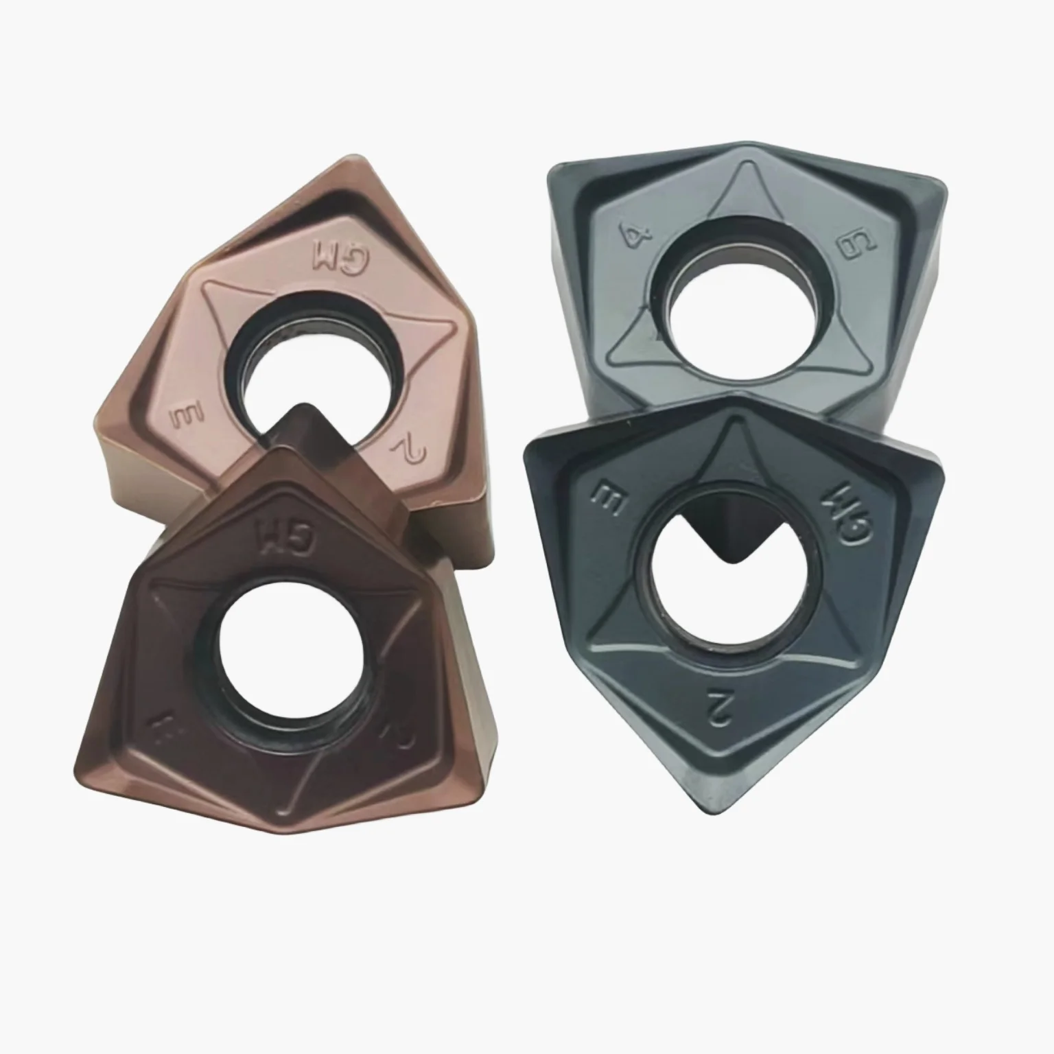 10pcs WNMU080608 Face Milling Inserts WNMU080608EN GM KT8030 KT8060  Mill Tungsten Carbide Cutter Lathe Turning Tool