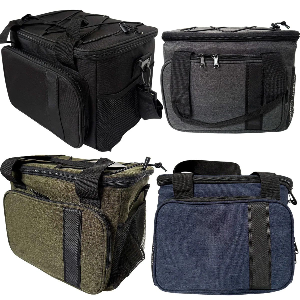 Portable Insulated Bag Capacity Hand-held with Shoulder Outdoor Camping Waterproof Bags Folding Lunch Cooler Bag