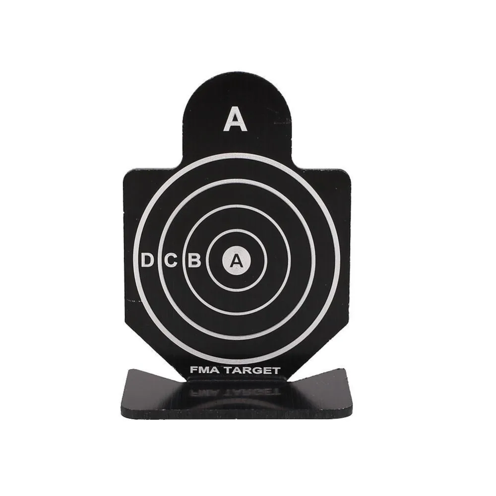 Outdoor Hunting Training Target 6 X 4.4 X 2.5cm Paintball Aluminum Target Tactical Equipment