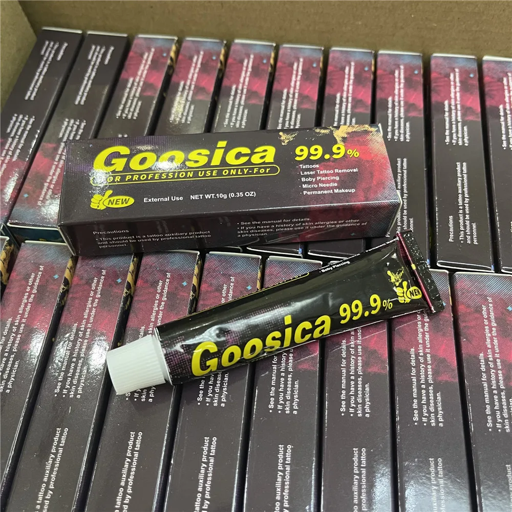 Genuine 99.9% Goosica Tattoo Pink Cream Before Permanent Makeup Microblading Eyebrow Lips Removal Body Skin10g