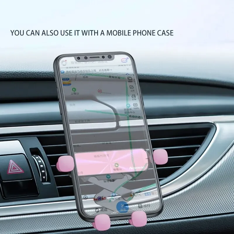 Universeller Autotelefonhalter 360° °   Rotations-Entlüftungsständer für iPhone 14/15 – mobiles Halterungszubehör