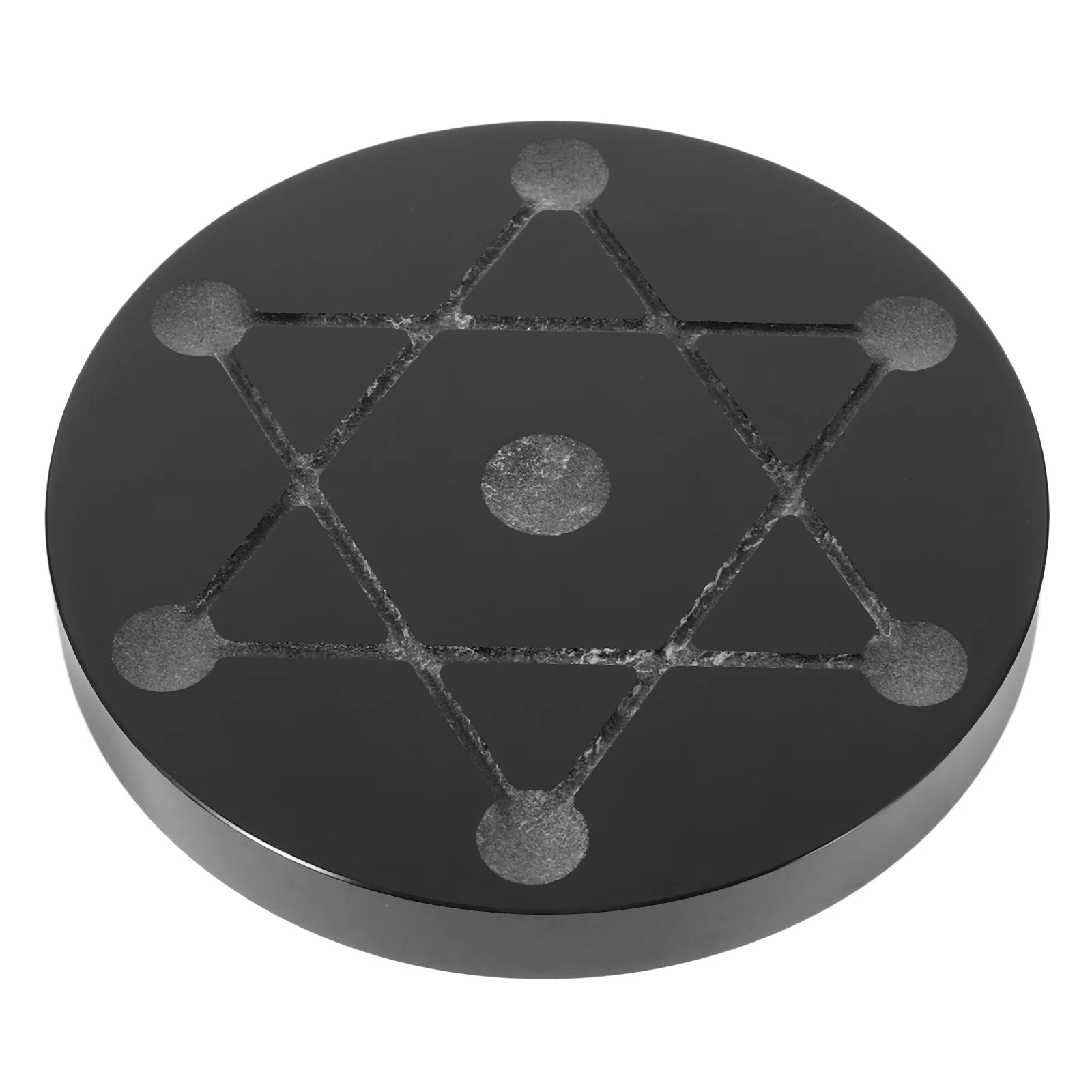 

Seven Crystal Ball Array Stand Obsidian Base Elegant Jewelry Storage Tray Crystal Display Holder Decoration Sphere Ball Stand