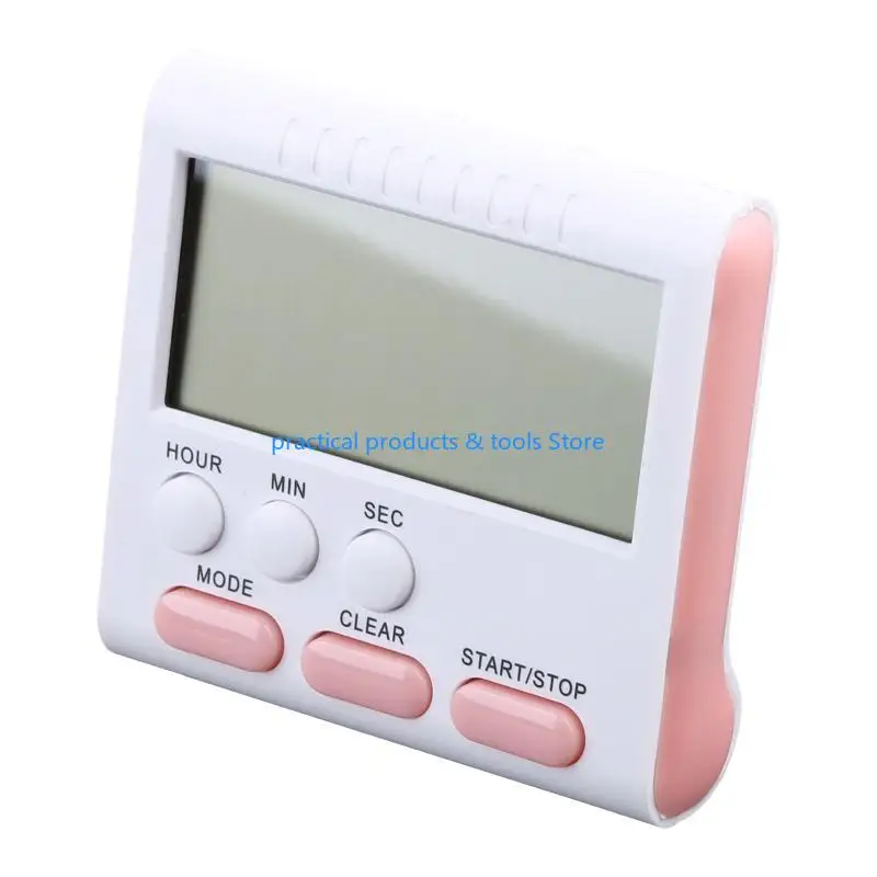 

77JB Magnet Digital LCD Kitchen Egg Cooking for Time Timer School Count Down Up 24 H