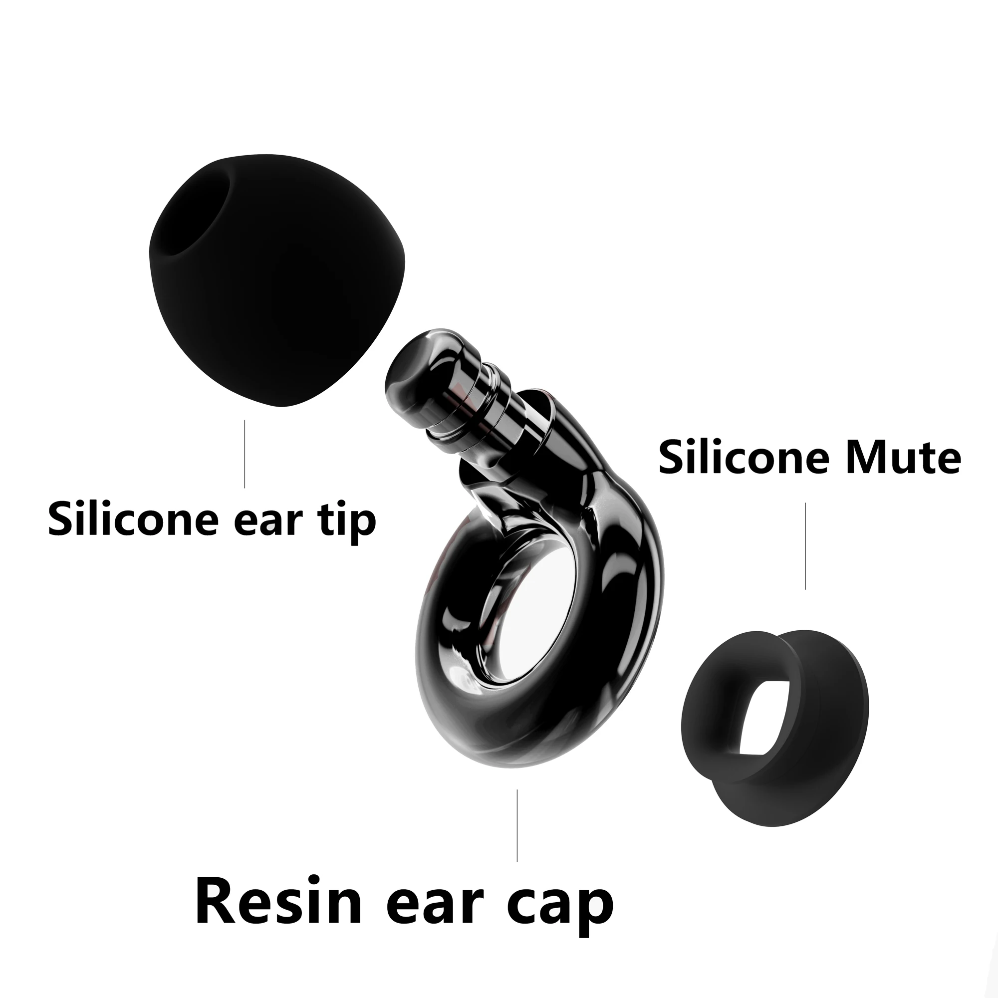 Penutup Telinga HUAK ABS untuk Pereda Kebisingan Sehari-hari – Peredam Kebisingan dengan Suara Jernih, Ideal untuk Bekerja, Acara Sosial