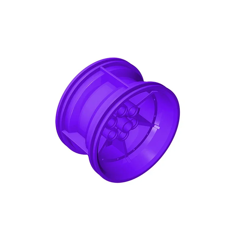 Gobricks GDS-1227 Wheel 56mm D. x 34mm Technical Racing Medium, 6 Pin Holes compatible lego 15038 pieces of children\'s DIY
